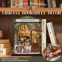 Cutefun Book Nook Kit, Bach Strings Musical Instrument Store - Gallery Bookstore - image 3