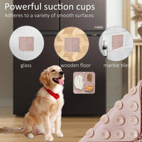 Lick Mat for Dogs Cats 2pcs 5.9" Silicone Slow Feeder – Essentials for Dogs - Light Blue&Coral / Small-5.9inch - image 4