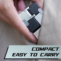 DOLASEV silver metal infinity cube fidget toy made of zinc alloy - view 27
