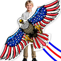 SGftre Complete Kite with Handle, Line & Accessories - 1 / Eagle flag