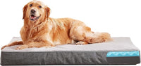 Orthopedic Memory Foam Dog Bed, Cooling Dog Beds for Extra Large Dogs -Waterproof Pet Bed for Crate with Removable Washable Cover, XL(41inch,90Lbs)