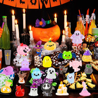 44Pcs Halloween Mini Ghost Figurines 44 Styles Luminous Resin - 44pcs-luminous Figurines - image 2