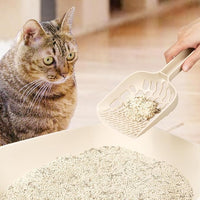 Lady N - Infinity Cat Litter Scoop: Easy Sifting with 8-Shaped Hole Design for Tofu Cat Litter and Clay Litter, Durable ABS Plastic Litter Scoop