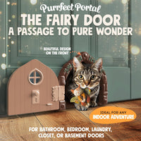 Fairy Door Interior Pet Door - Brown - image 2