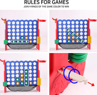Giant 4 Row Game with Carrying Bag and Mesh Fabric .Giant 4-to-Score - Red - image 2