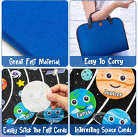 WATINC Travel Felt Board Story Set - Space - image 3