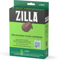 Zilla Reptile Pet Terrarium Water Filter Replacement Cartridge - Large