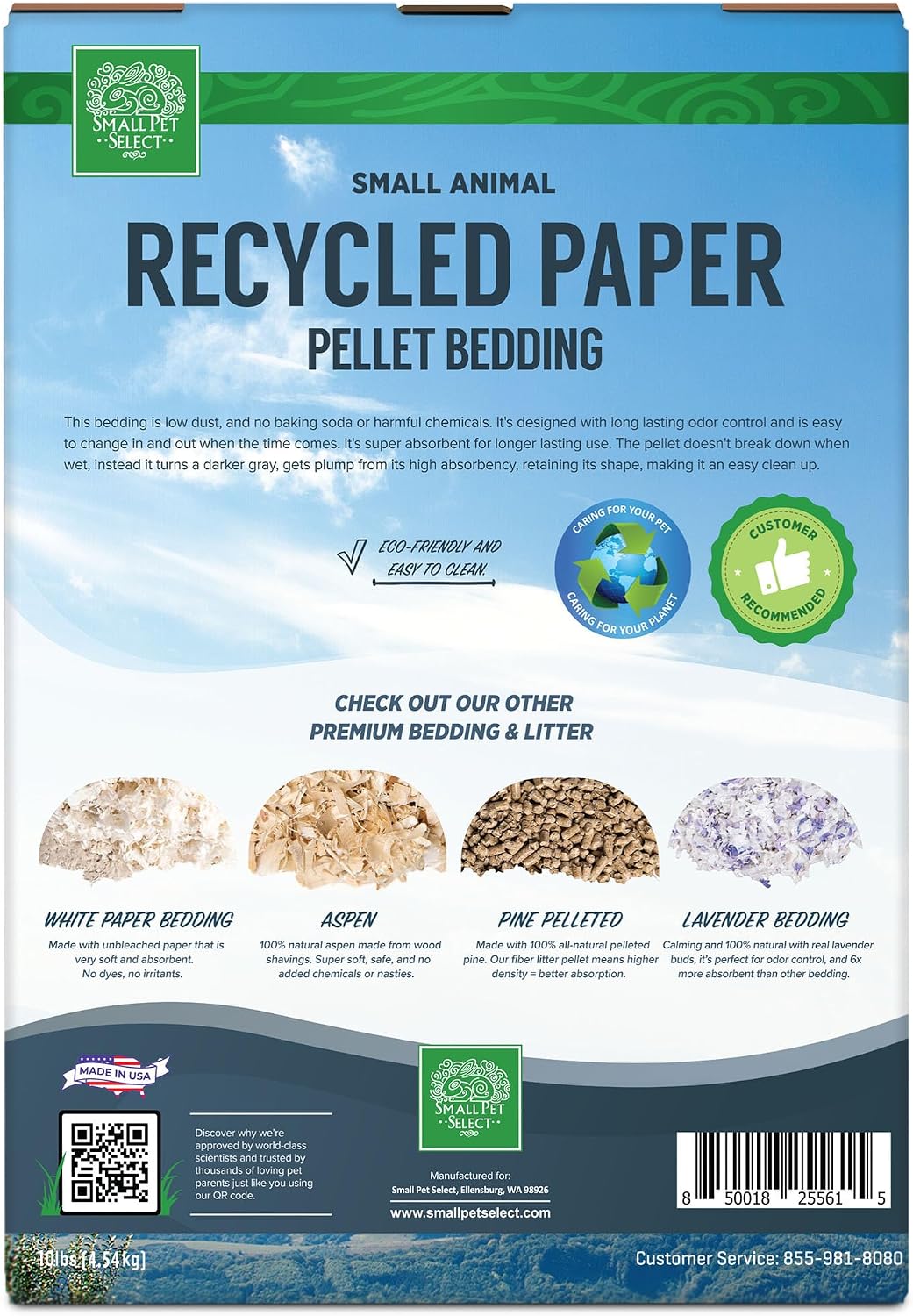 Small Pet Select Recycled Paper Pellet Bedding & Litter, Rabbits - 10 LBS - image 3