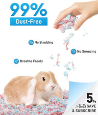 BUCATSTATE Hamster Bedding 15L, 99% Dust-Free Paper Bedding - Confetti / 70L - image 2