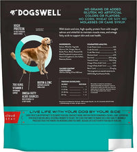 DOGSWELL Jerky Treats for Dogs, Skin and Coat Salmon Recipe 18 oz., 29235
