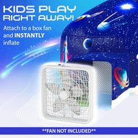 W&O Space Explorer Inflatable Fort with Lights & Sound - Galactic Aerodome - image 2