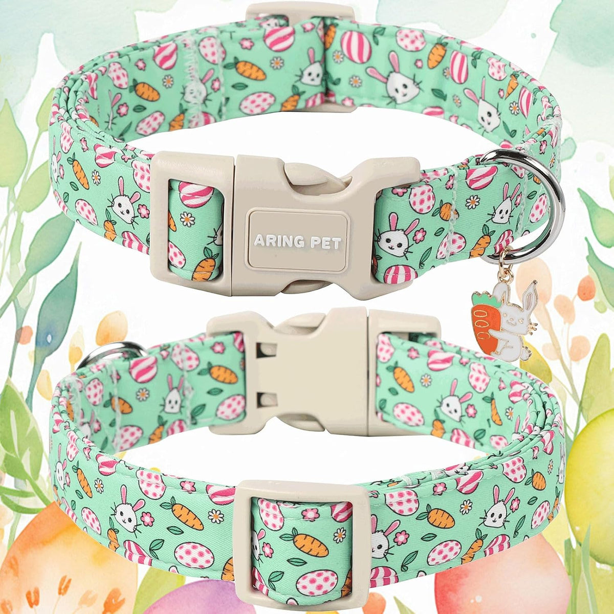 ARING PET Fall Dog Collars - Large / Easter-Green Rabbit - image 2
