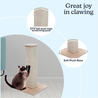 PETMAKER Cat Scratching Post - Beige - image 2