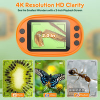 Kids Digital Microscope STEM Toy: Complete Science Gift Kit for Ages - image 2