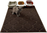 LittleTiger Cat Litter Mat, XL Super Size, Phthalate Free - Brown
