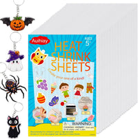 Auihiay 25Pcs Shrink Plastic Sheets, Shrink Films Papers - 80