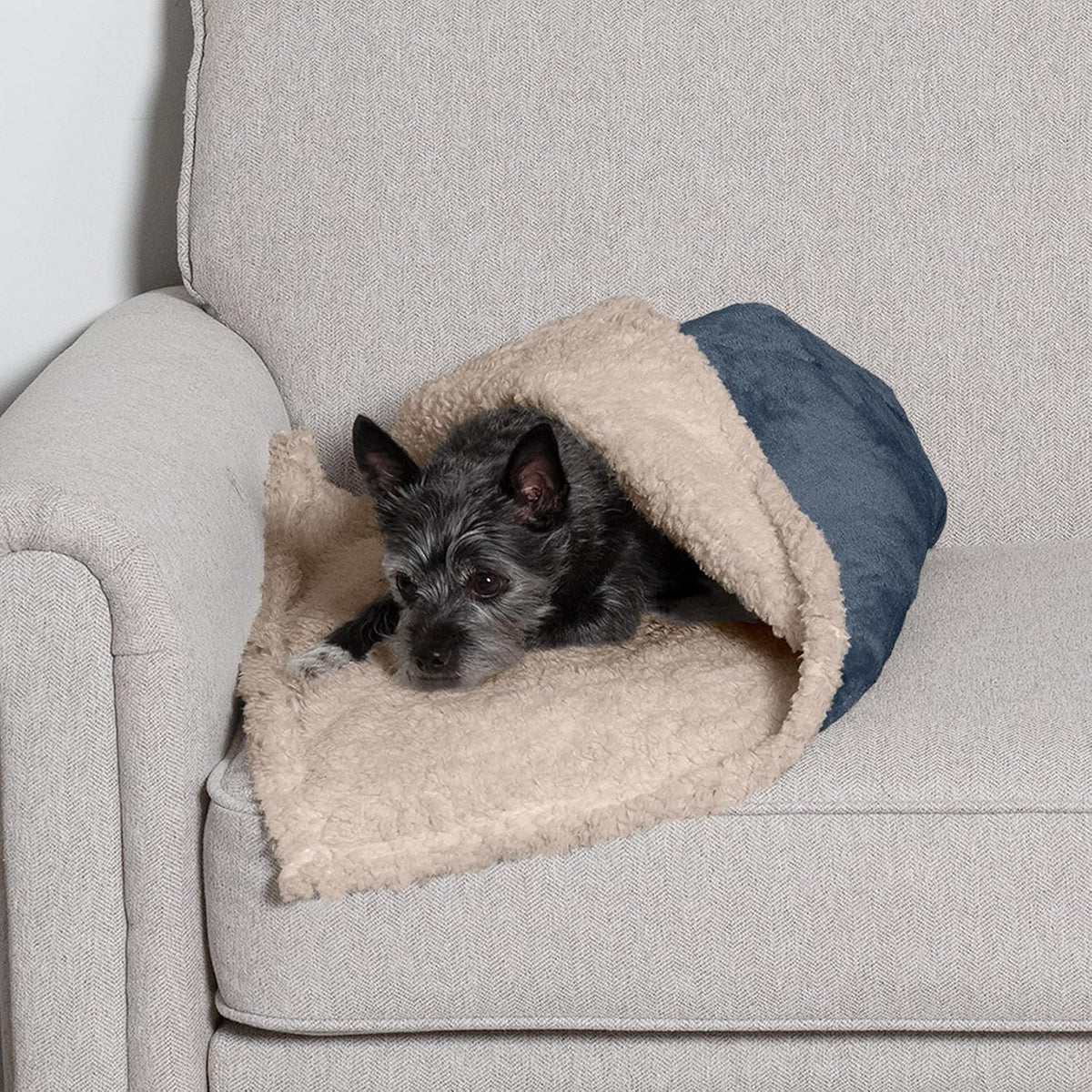 Furhaven Waterproof & Self-Warming Throw Blanket for Dogs & Indoor - 30.0"L x 20.0"W x 0.25"Th / Cozy Denim - image 3