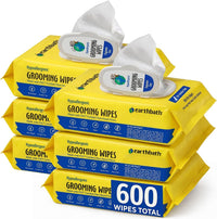 earthbath Oatmeal & Aloe Grooming Wipes - Fragrance Free / 100 Count (Pack of 6)
