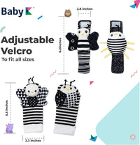 BABY K Baby Rattle Socks & Wrist Toys - image 2