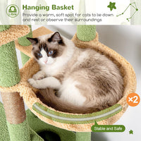 Globlazer Z78 Heavy Duty Cat Tree for 20lbs Large Adult Cats - Green / 78 inch - image 4