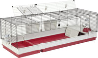 Midwest Homes for Pets Deluxe Rabbit & Guinea Pig Cage - White/Red / XXL Rabbit Cage - image 2