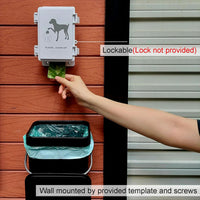 Small Dog Waste Station for Home 1.3Gallon/5L Mountable Doggie Trash - White - image 4