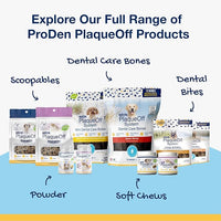 ProDen PlaqueOff Powder for Pets - Cat & Dog Breath Freshener - Plaque & Tartar Remover for Pet Oral Care - 60g