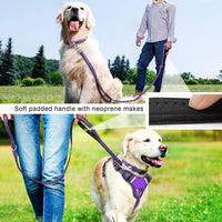 WINSEE Pet Harness Collar and Leash Set - Large / Purple - image 2