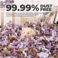 Hamster Bedding 50L Guinea Pig Paper Bedding Odor Control 99% - Lychee-50L / 50 Liters - image 2
