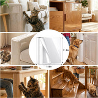 NO PINS Pain Cat Scratch Furniture Protector-12 Pack Thicken - Roll 118" × 11.8" - image 3