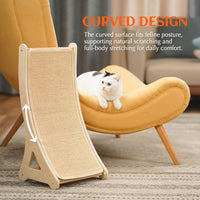 PETKARAY Couch Corner Cat Scratcher - Beige / Curved - image 3