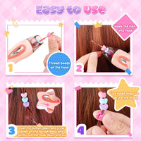 Hair Beads for Girls, Hair Accessories Gifts for 5 6 7 8 9 10 Year Old Kids – Fun for Kids & Family - image 3