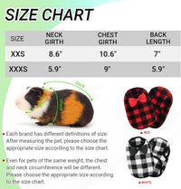 Halloween Guinea Pig Clothes - plaid / XXXS - image 2