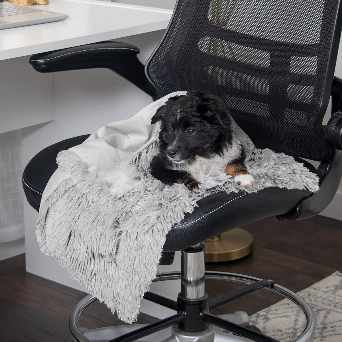 Furhaven Waterproof Throw Blanket for Dogs & Indoor Cats - Mist Gray / Small - image 3