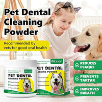 Dog Dental Powder, 120g Teeth Cleaning Powder for Dogs, Breath Freshener with Probiotics Improve Bad Breath, Remove Plaque & Tartar - Pets Dental Care Supplement for Dogs - 4.23 OZ/Scoop Included