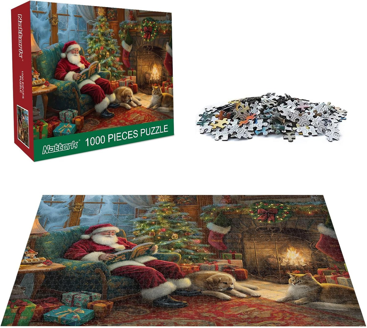 Nattork Jigsaw Puzzle 1000 Pieces for Adults - House - image 3
