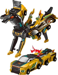 Magnetic Dinosaur Car Toy - Golden Dragon