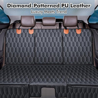 3-in-1 Convertible Dog Car Seat Extender & Booster Seat – 400lb Capacity, Waterproof 600D Oxford with Hard Bottom, Scratch-Proof Hammock for Cars & SUVs