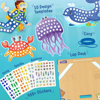 Imagimake Mirror Mosaic, Princess & Unicorn, 10 Templates - 4. Ocean - image 3