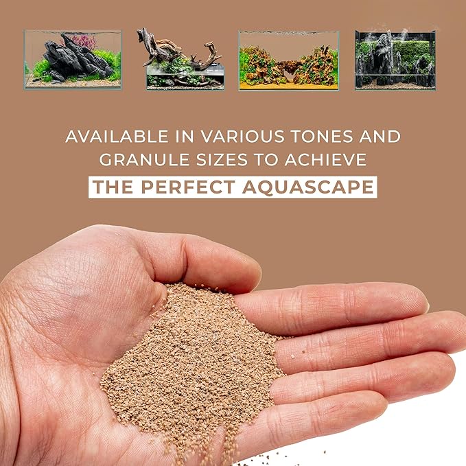Ultum Nature Systems Controsand Mojave Aquarium Sand (8L) - Freshwater Tank Substrate for Live Shrimp & Planted Aquariums