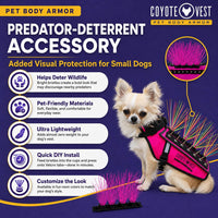 Coyotevest Coyotewhiskers Protective Nylon Dog Harness Bristles - Green - image 2