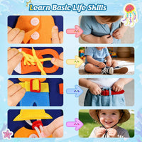 Winblo Toddler Busy Board - Blue - image 4