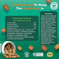 Doggie Dailies Probiotics for Dogs - Advanced Dog Probiotics with Prebiotics - Promotes Digestive Health - Supports Immune System and Overall Health (Pumpkin) 225 Soft Chews