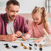 Kleeblatt Halloween erasers for kids shaped like pumpkins, ghosts, bats, skulls and cats - view 22