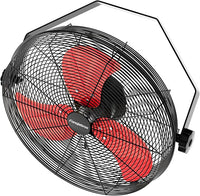 2600 CFM 14 inch Outdoor High Velocity Wall Mounted Fan, 3-Speed Metal Fans with IP44 Enclosure Motor, Industrial Grade Weatherproof Wall Fan for Patio, Greenhouse, Garage, and Gazebo