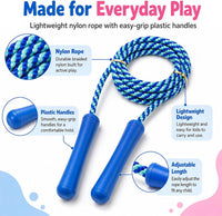 GiftExpress Adjustable Size Colorful Jump Rope for Kids and Teens - image 3