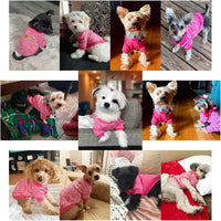 Dog Sweaters for Small Dogs, Soft Fleece Puppy Clothes - Rose red / X-Large - image 4