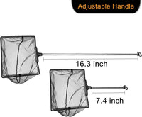 Aquarium Telescopic Fish Net with Extendable Handle Soft Mesh – Essentials for Fish - 6 inch - image 4