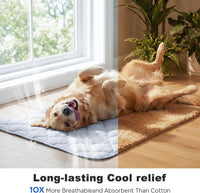 ZOMISIA Cooling Dog Mat Extra Large - 41x27"(XL-Crate) / Grey - image 2
