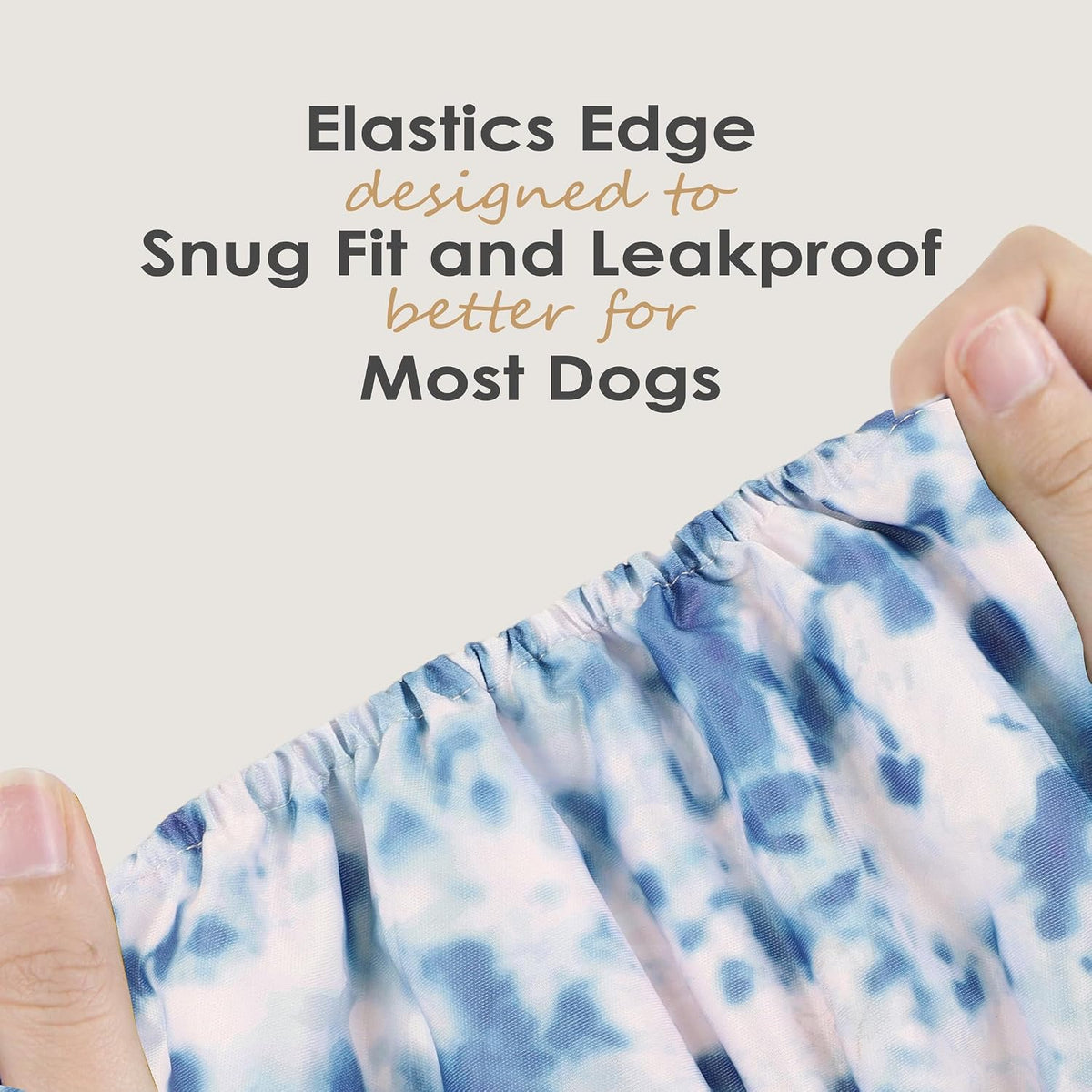 Wegreeco Washable Male Dog Belly Band - X-Large / Tie-dye, Ink - image 4